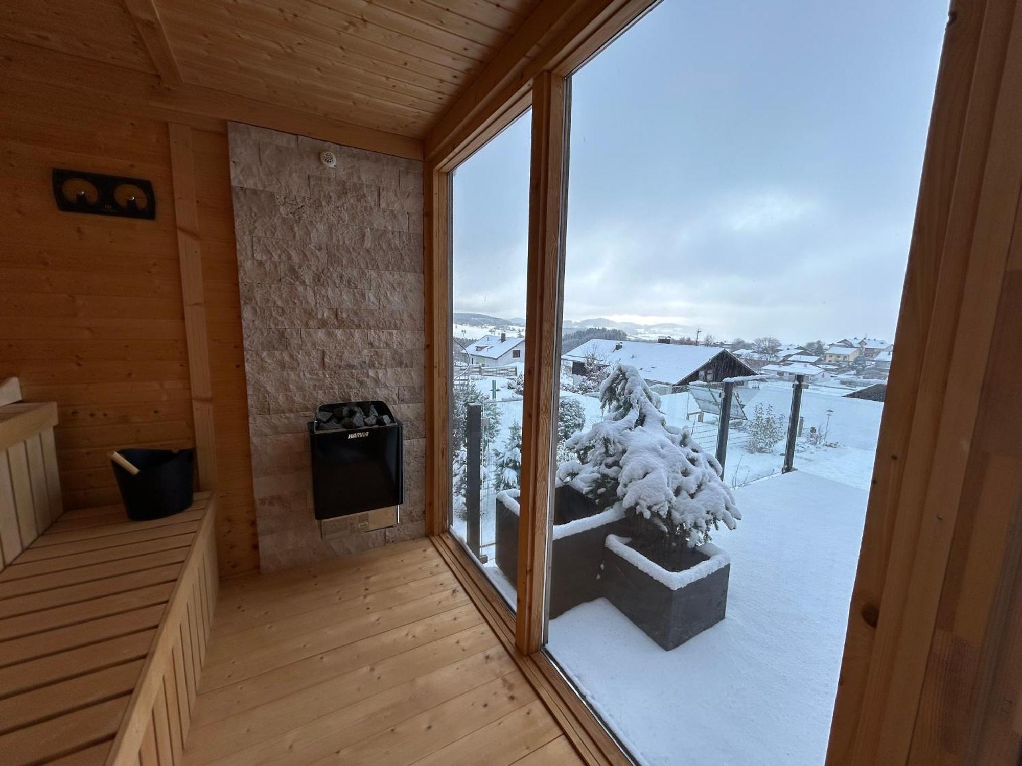 Ferienwohnungen Alpenblick Mit Garten -Panoramasauna- Kirchdorf im Wald Kültér fotó